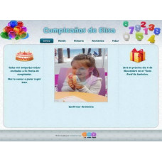 WEB Cumpleaños/Aniversario  - Plantilla 002